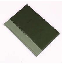 Határidőnapló Linett B/5, heti fehér lapokkal zöld-zöld Realsystem 2026.