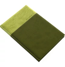 Határidőnapló Lux B/5, heti fehér lapokkal zöld Realsystem 2026.