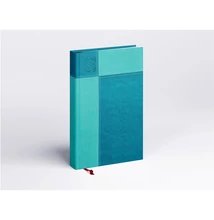 Határidőnapló Prémium M B/5, heti krémszínű lapokkal türkiz Realsystem 2026.