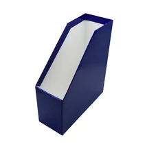 Iratpapucs 9cm, karton, lakkozott Bluering® kék