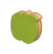 Jegyzettömb öntapadó, alma alakú, 70x70mm, 200lap, Info Notes