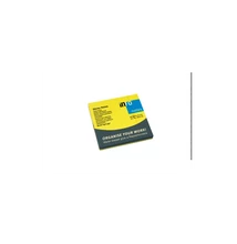 Jegyzettömb öntapadó, 75x75mm, 80lap, Info Notes brilliant sárga