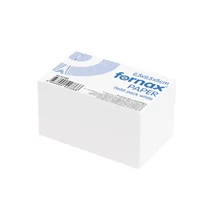 Kockatömb 6,5x9,5x5cm, ragasztás nélküli Fornax fehér
