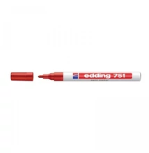Lakkmarker 1-2mm, kerek Edding 751 piros