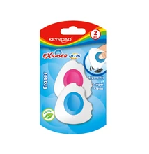 Radír, PVC mentes 2 db/bliszter Keyroad Exraser Plus vegyes színek Radír, PVC mentes 2 db/bliszter Keyroad Exraser Plus vegyes színek