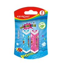 Radír, PVC mentes 2 db/bliszter Keyroad Kaleidoscope vegyes színek Radír, PVC mentes 2 db/bliszter Keyroad Kaleidoscope vegyes színek