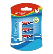 Radír, PVC mentes 3 db/bliszter Keyroad Tec Eraser Radír, PVC mentes 3 db/bliszter Keyroad Tec Eraser