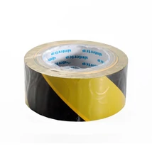 Ragasztószalag, padlójelölő,  50mmx33m Sintertop fekete/sárga