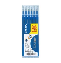 Rollertoll betét golyóméret 0,7mm, 6 db/csom Pilot Frixion Ball, írásszín kék