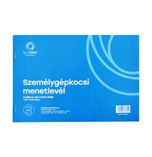 Személygépkocsi menetlevél 100lap,os tömb A4, fekvő D.GEPJ.31  Bluering®