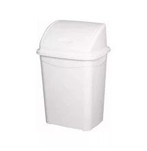 Szemetes kuka billenő fedéllel műanyag 26 literes fehér UP119 Szemetes kuka billenő fedéllel műanyag 26 literes fehér UP119
