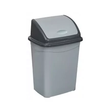 Szemetes kuka billenő fedéllel műanyag 26 literes szürke UP120P Szemetes kuka billenő fedéllel műanyag 26 literes szürke UP120P
