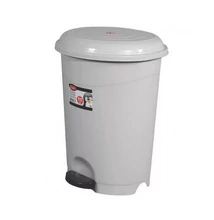 Szemetes kuka pedálos műanyag 50 literes szürke UP130 Szemetes kuka pedálos műanyag 50 literes szürke UP130