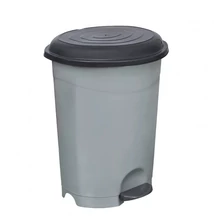 Szemetes kuka pedálos műanyag 6 literes szürke UP124 Szemetes kuka pedálos műanyag 6 literes szürke UP124