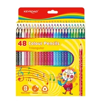 Színes ceruza készlet 18 cm háromszögletű Keyroad 48 klf. szín Színes ceruza készlet 18 cm háromszögletű Keyroad 48 klf. szín