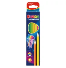 Színes ceruza készlet háromszögletű Keyroad Neon 6 klf. neon szín Színes ceruza készlet háromszögletű Keyroad Neon 6 klf. neon szín