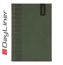 Tárgyalási napló Tucson B5 napló, fehér lapokkal zöld Dayliner 2026.
