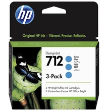 HP 3ED77A Patron 3Pack Cyan 29ml No.712 (Eredeti)