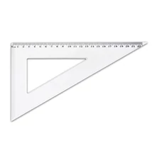 Vonalzó háromszög 60° 22,5cm, műanyag Antilop