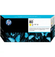 HP C4823A P.head&Cleaner Y No.80 (Eredeti)