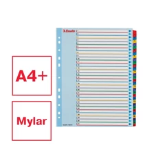 Elválasztólap, A4, Maxi regiszteres 1-31 laminált karton előlap 100210 Esselte