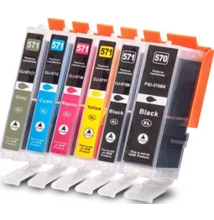 Canon Pixma PGI570XL FEKETE/ 571xl fekete / magenta / cián / sárga csomaban