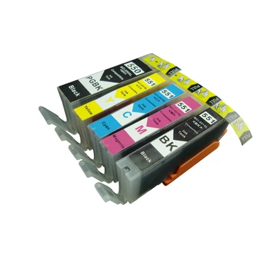 Canon 550xl FEKETE /551xl fekete / magenta / sárga / kék utángyártott csomag