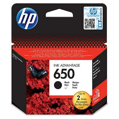 HP CZ101AE (No. 650) Bk tintapatron eredeti