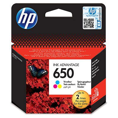 HP CZ102AE NO.650 színes tintapatron eredeti