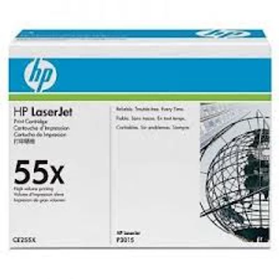HP CE255X Toner Black 12,5k No.55X (Eredeti) FEKETE