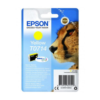 EPSON T0714 PATRON YELLOW 5,5ML (EREDETI)
