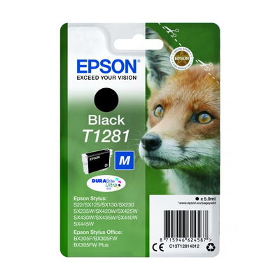 EPSON T1281 PATRON BLACK 5,9ML (EREDETI)