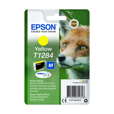 EPSON T1284 PATRON YELLOW 3,5ML (EREDETI)