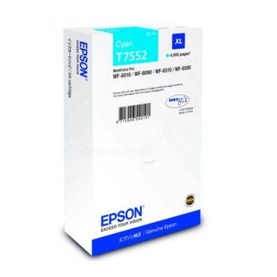 EPSON T7552 PATRON CYAN 4K (EREDETI)