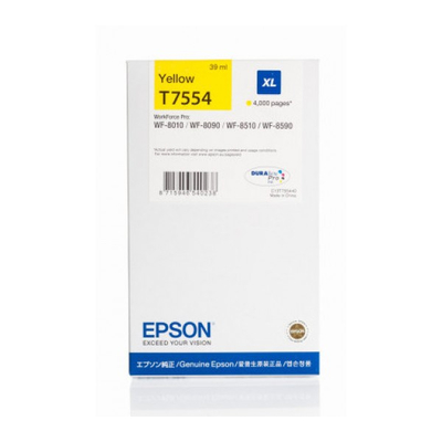 EPSON T7554 PATRON YELLOW 4K (EREDETI)