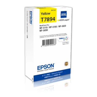 EPSON T7894 PATRON YELLOW 4K (EREDETI)