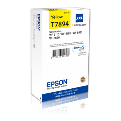 EPSON T7894 PATRON YELLOW 4K (EREDETI)
