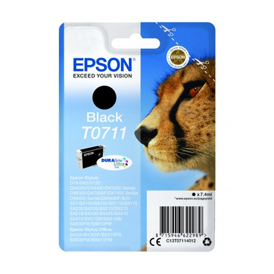 EPSON T0711 PATRON BLACK 7,4ML (EREDETI)