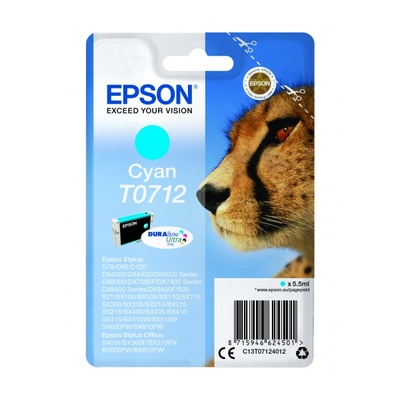 EPSON T0712 PATRON CYAN 5,5ML (EREDETI)