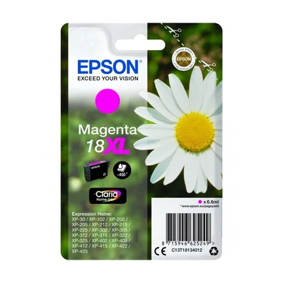 EPSON T1813 PATRON MAGENTA 6,6ML 18XL (EREDETI)EPSON T1811 PATRON BLACK 11,5ML 18XL (EREDETI)