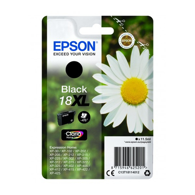 EPSON T1811 PATRON BLACK 11,5ML 18XL (EREDETI)