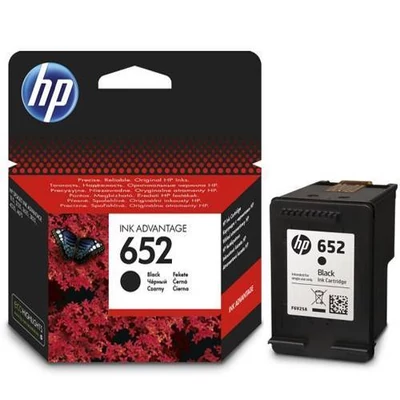 HP 652 fekete (F6V25AE) eredeti tintapatron