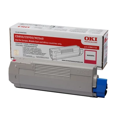 Oki C5850,5950 Toner Magenta 6k (Eredeti)