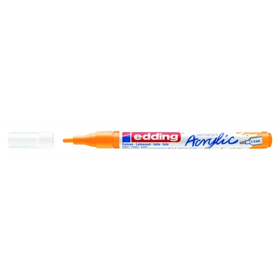 Akril marker 1-2mm, Edding 5300 narancssárga