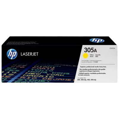 HP CE412A Toner Yellow 2,6k No.305A (Eredeti)