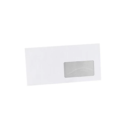 Boríték LA4 enyvezett bélésnyomott  jobb ablakos 45x90mm 110 × 220mm J28A20 Bluering® fehér