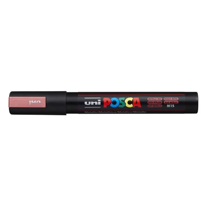 Dekormarker 1,8-2,5mm, Uni Posca PC-5M metál piros