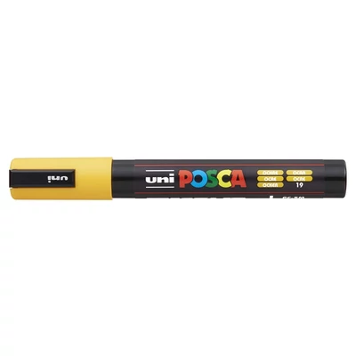 Dekormarker 1,8-2,5mm, Uni Posca PC-5M okker