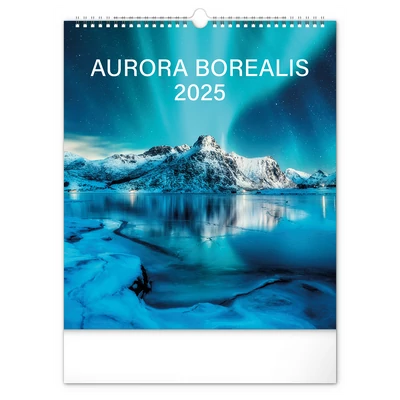 Falinaptár képes  300x340mm Aurora Borealis Realsystem 2026.