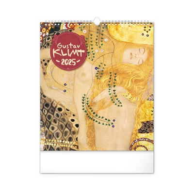 Falinaptár képes  300x340mm Gustav Klimt Realsystem 2026.